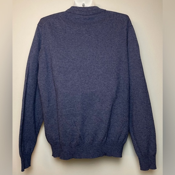 Caporiccio Purple Wool Blend Women Sweater Quarter Zip Size Large 52 Italy - Picture 3 of 11